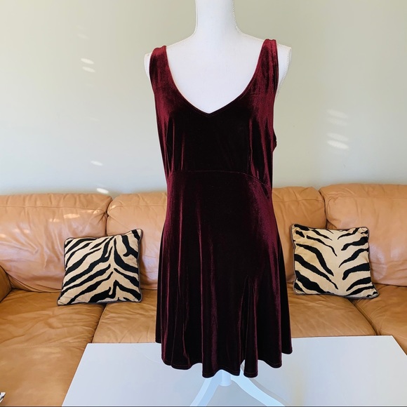 Victoria’s Secret Brown Velvet Dress Chemise Sz L - Picture 11 of 16
